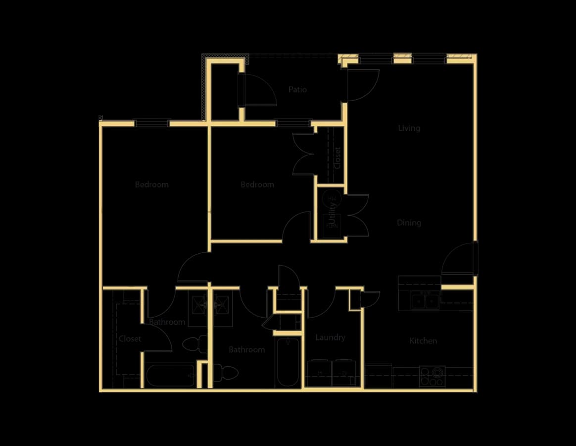 Unit - - floor plan