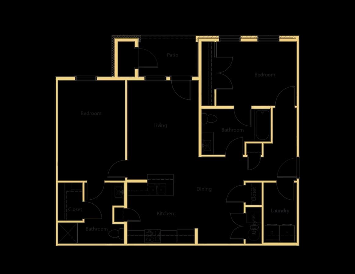 Unit - - floor plan