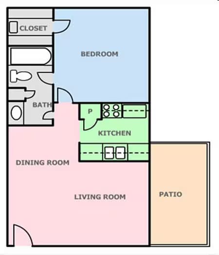 Unit 3325 floor plan
