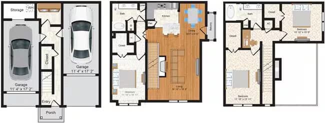 3A w/ Balcony Renovation 2 1505 floor plan