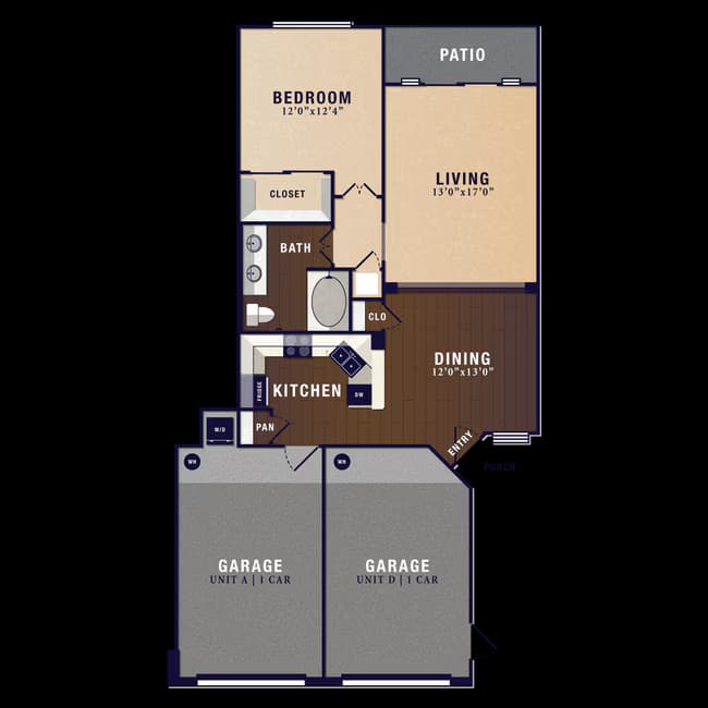 Unit 1505 floor plan
