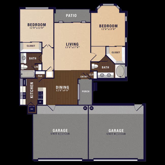 Unit 1001 floor plan