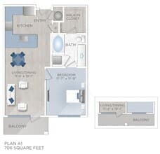 Unit 3120 floor plan