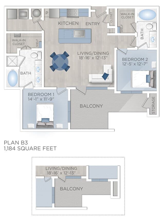 B3 1151 floor plan