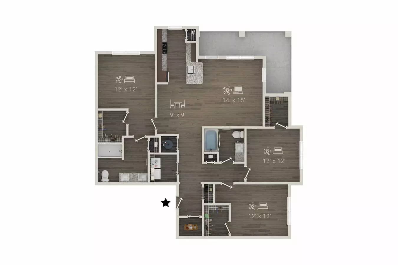 C1 6401 floor plan