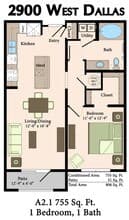 A2 421 floor plan