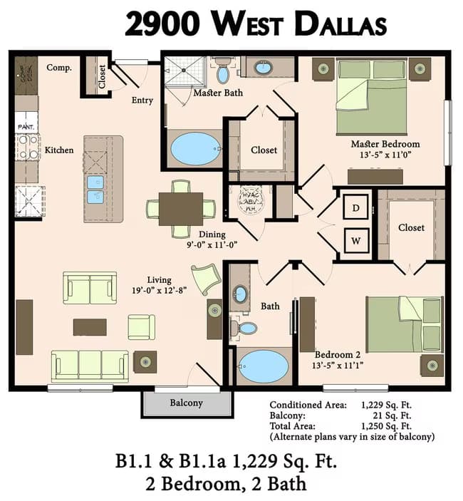 Unit 115 floor plan