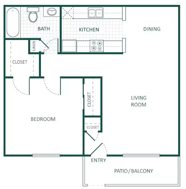 B 1018 floor plan