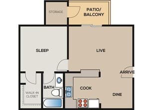 A1 1011 floor plan