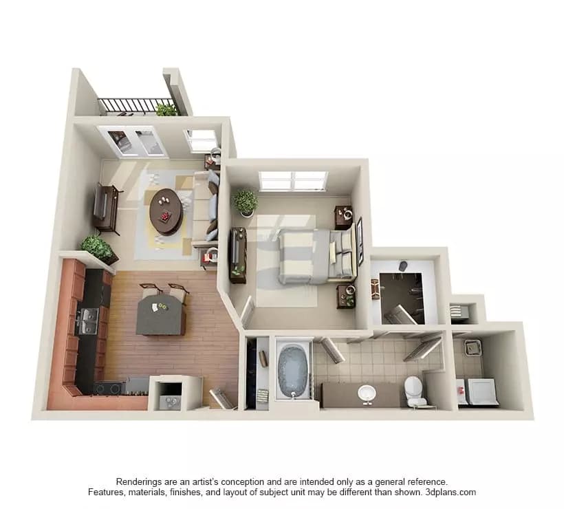 Rice (A1) 434 floor plan