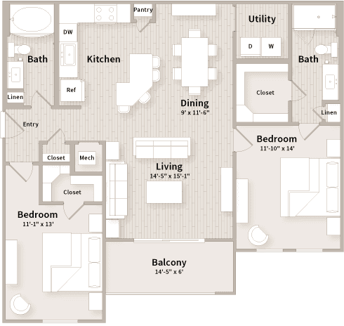 B2 7304 floor plan