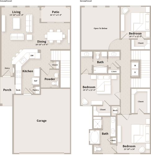 C3 Townhome 1002 floor plan