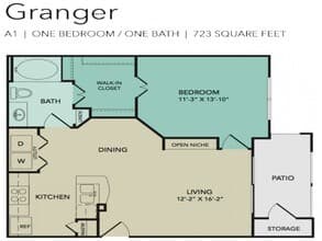 A1 435 floor plan
