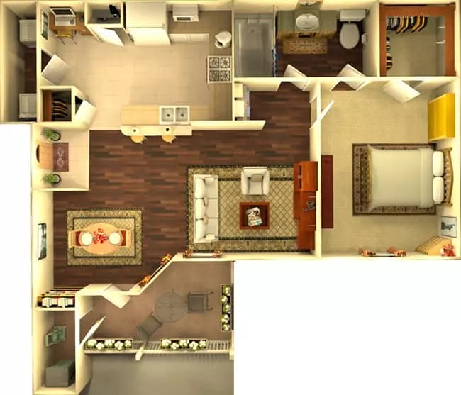 The Creekbend 1534 floor plan