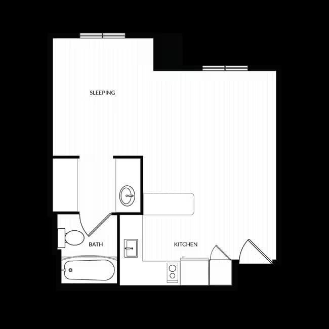 Unit 407 floor plan