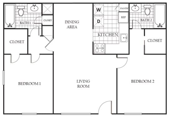 The Mesquite 1407 floor plan