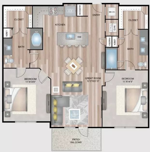 B1 126 floor plan
