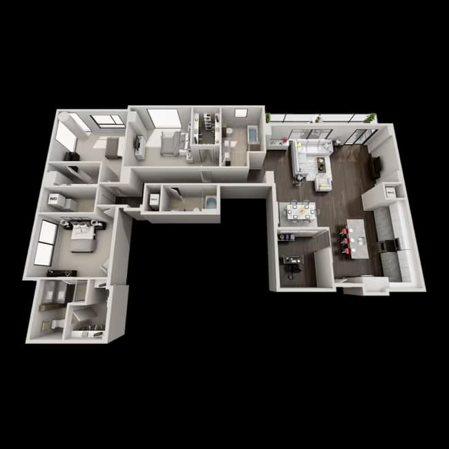 The Chase 1-524 floor plan