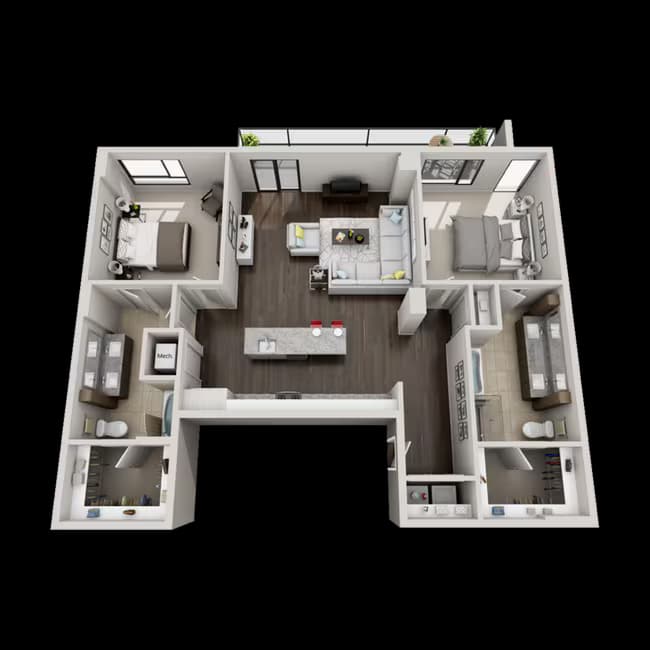 The Felipe 1-852 floor plan