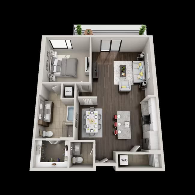 The Laurel 1-709 floor plan