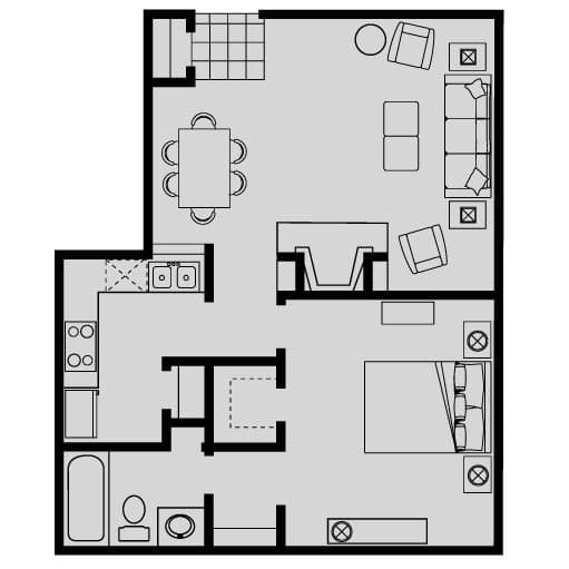 A1 1001 floor plan