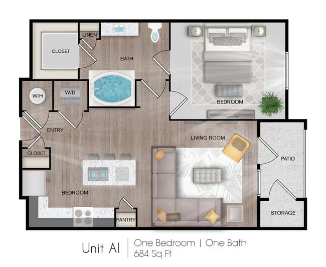 A1 1234 floor plan