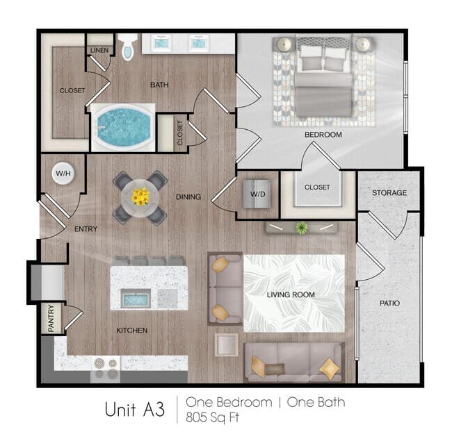 Unit 2116 floor plan