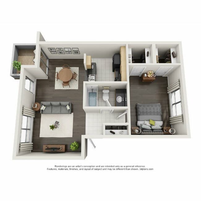 Flat 1-1 A4 202 floor plan