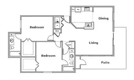 Unit 216 floor plan