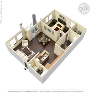 Unit 5101 11207 floor plan