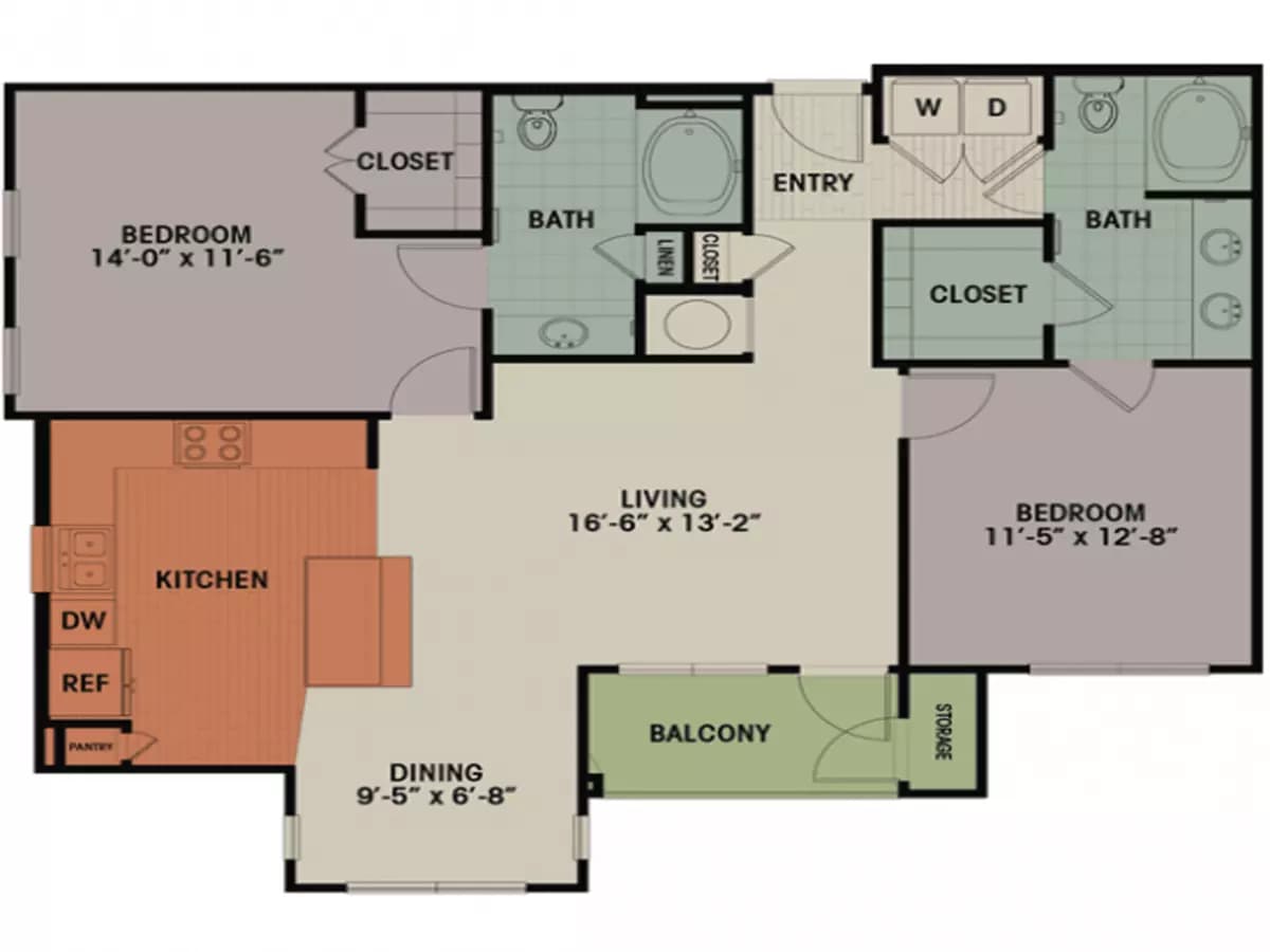 Unit 16203 16203 floor plan