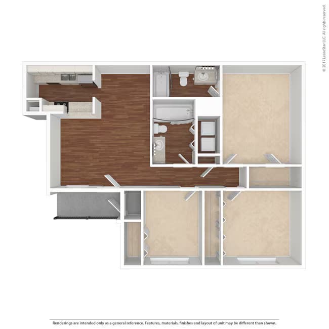 C1 0208 floor plan
