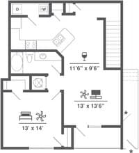 A2UG 4110 floor plan