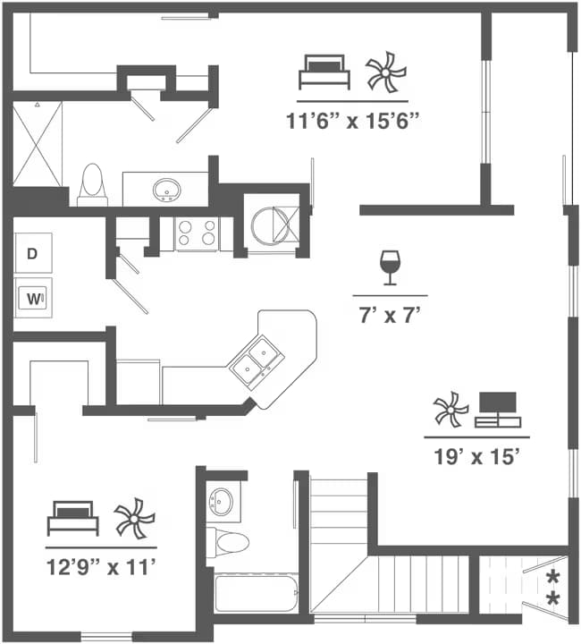 B1UG 6107 floor plan