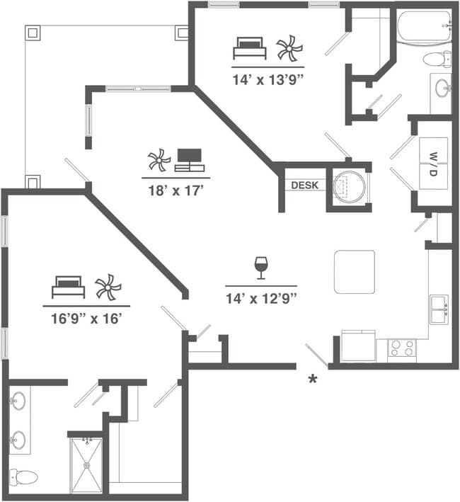 B3 2201 floor plan