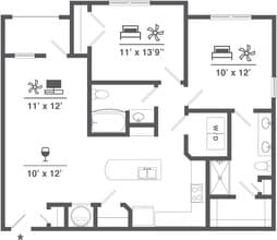 B4 1223 floor plan