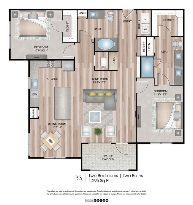 Unit 8312 floor plan