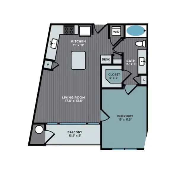A5 155 floor plan