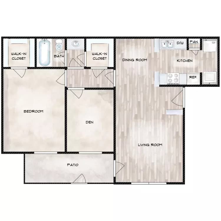 D 2-1 2702 floor plan