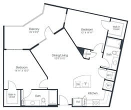 B2d 1068 floor plan