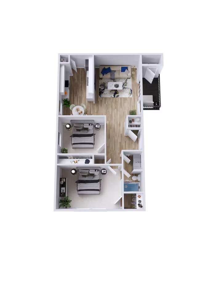 Unit 1110 floor plan