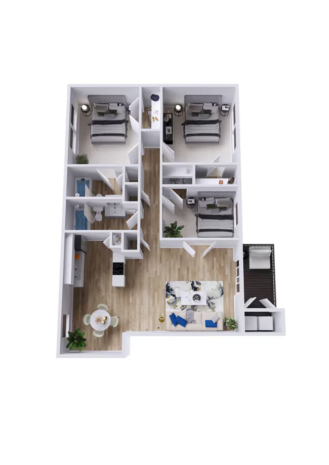 Unit 2202 floor plan