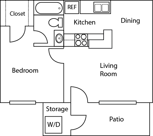 A 1307 floor plan