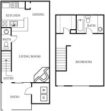 1B1BI Townhouse AW3917I floor plan