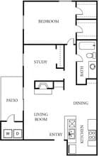 2B1BB Flat AW0706BR floor plan