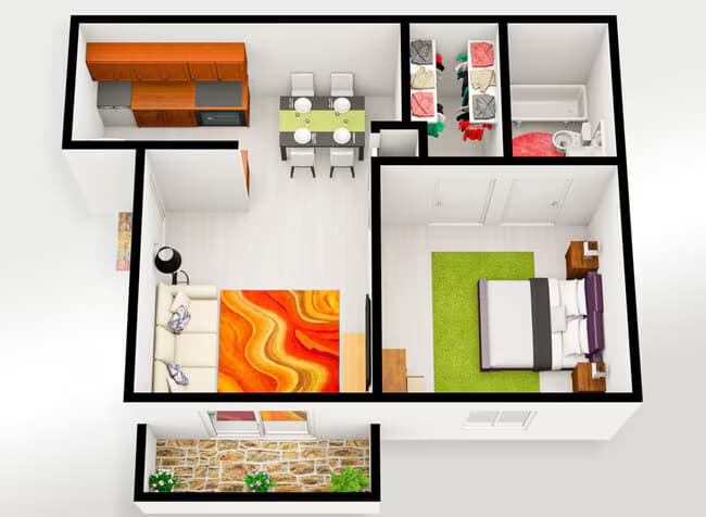 Unit 1610 floor plan