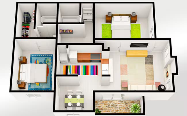 Unit 204 floor plan