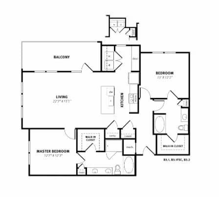 B3 1338 floor plan