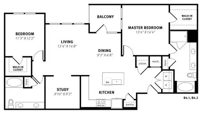 B4 6222 floor plan