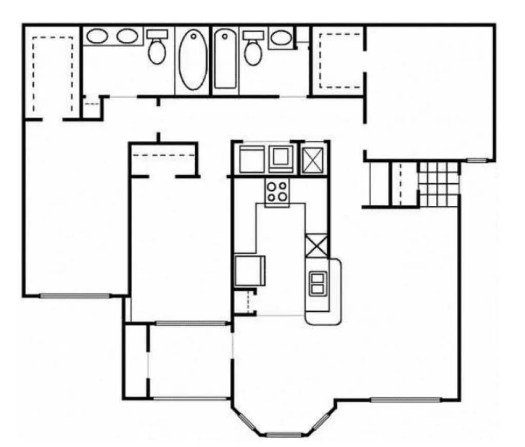 Unit 1034 1034 floor plan